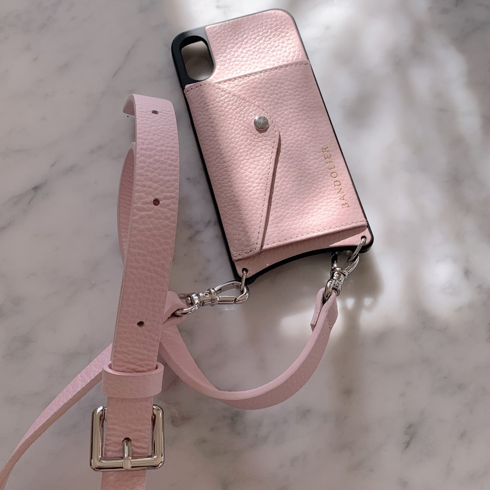 Bandolier Pink Crossbody Phone Case